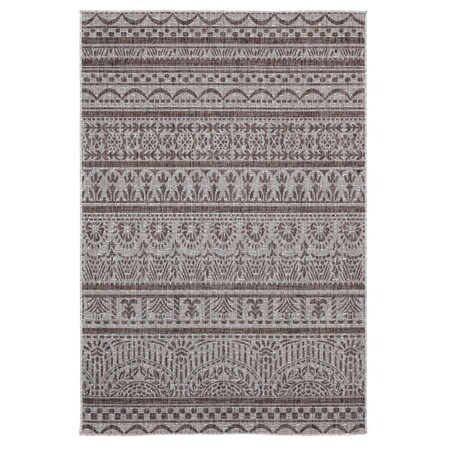 United Weavers Of America 5 ft. 3 in. x 7 ft. 6 in. Augusta Diani Brown Rectangle Area Rug 3900 10150 69